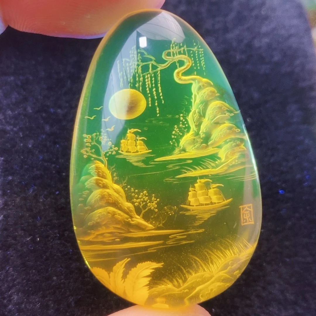 【闪购商品】金珀吊坠(不含链)未镶嵌