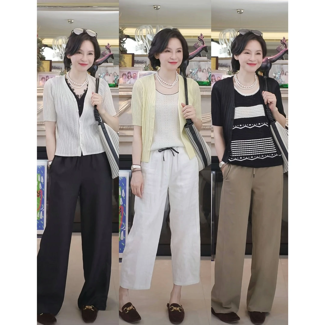 我是摩羯 三宅小衫 日本进口压褶V领时尚优雅夏开衫外套