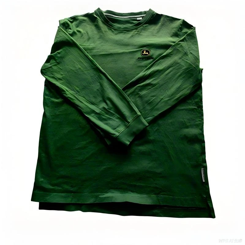 约翰迪尔男士春秋运动长袖速干透气有弹T恤新款