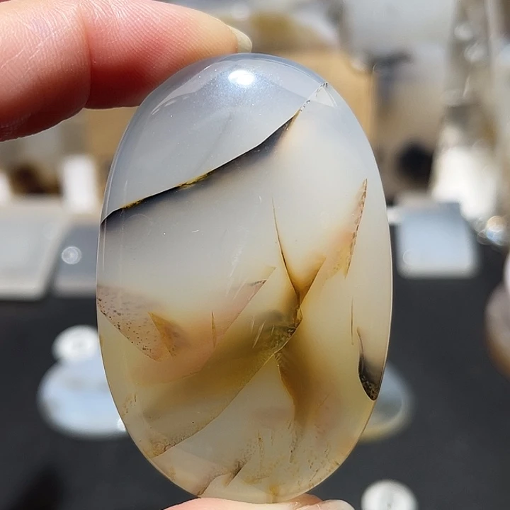 玛瑙/玉髓发饰未镶嵌