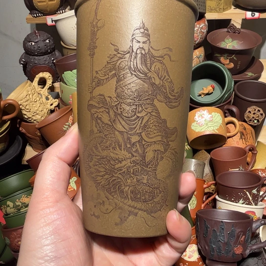 紫砂茶杯宜兴紫砂主人杯