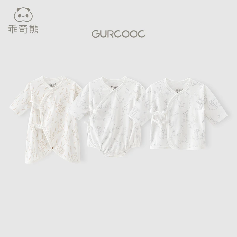 【轻氧棉】初生宝宝连体衣夏季薄款空调服新生婴儿哈衣和尚服凉感