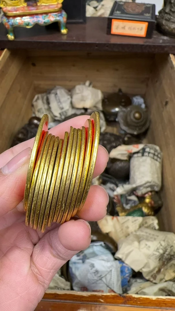 【闪购链接】铜饼摆件一个