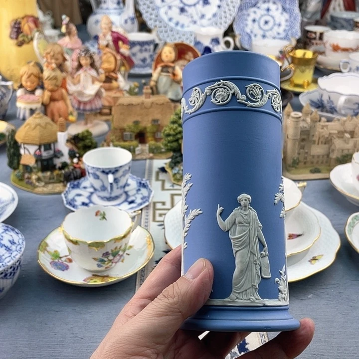 中古欧瓷瓷器小房子