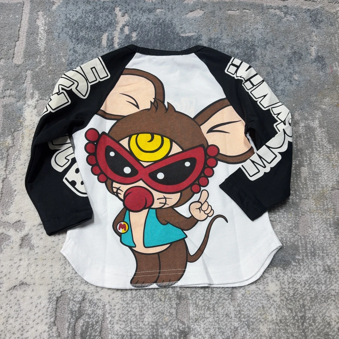 5009【大老鼠】时尚休闲百搭亲子儿童长袖