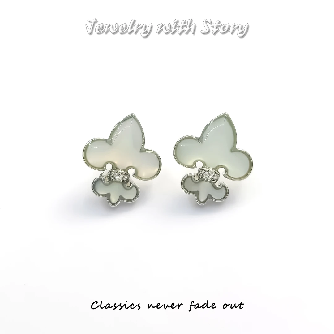 铜合金合成锆石耳饰 BLY-70891 耳饰时尚轻奢气质百搭精致