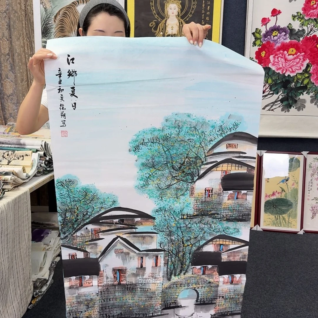 纯手绘年画好作品