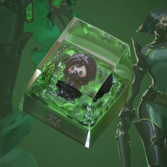 无畏契约蝰蛇可爱创意键帽定制礼物