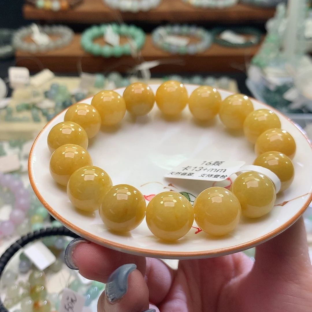 ****翡翠未镶嵌手链翡翠d2517卡13