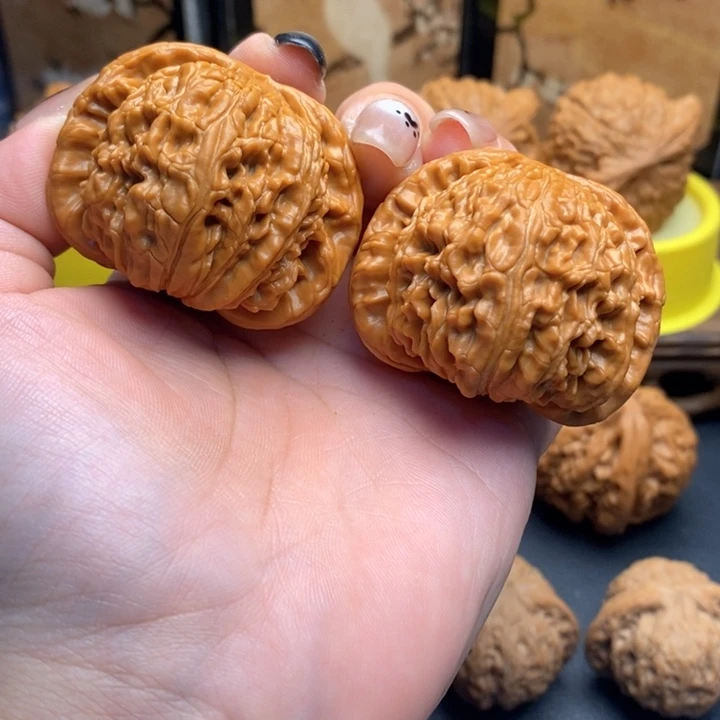 文玩核桃把件501白狮子45