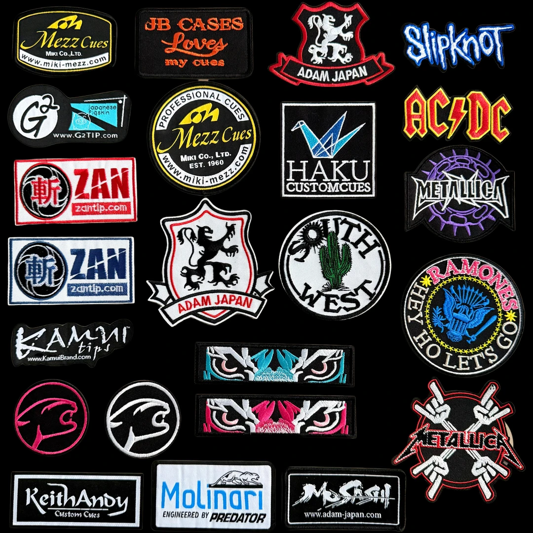 26★美式台球名牌贴纸JB美林三秒同款杆盒杆包杆桶台球贴纸接定制