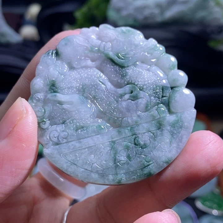 【闪购商品】颈饰未镶嵌翡翠龙牌