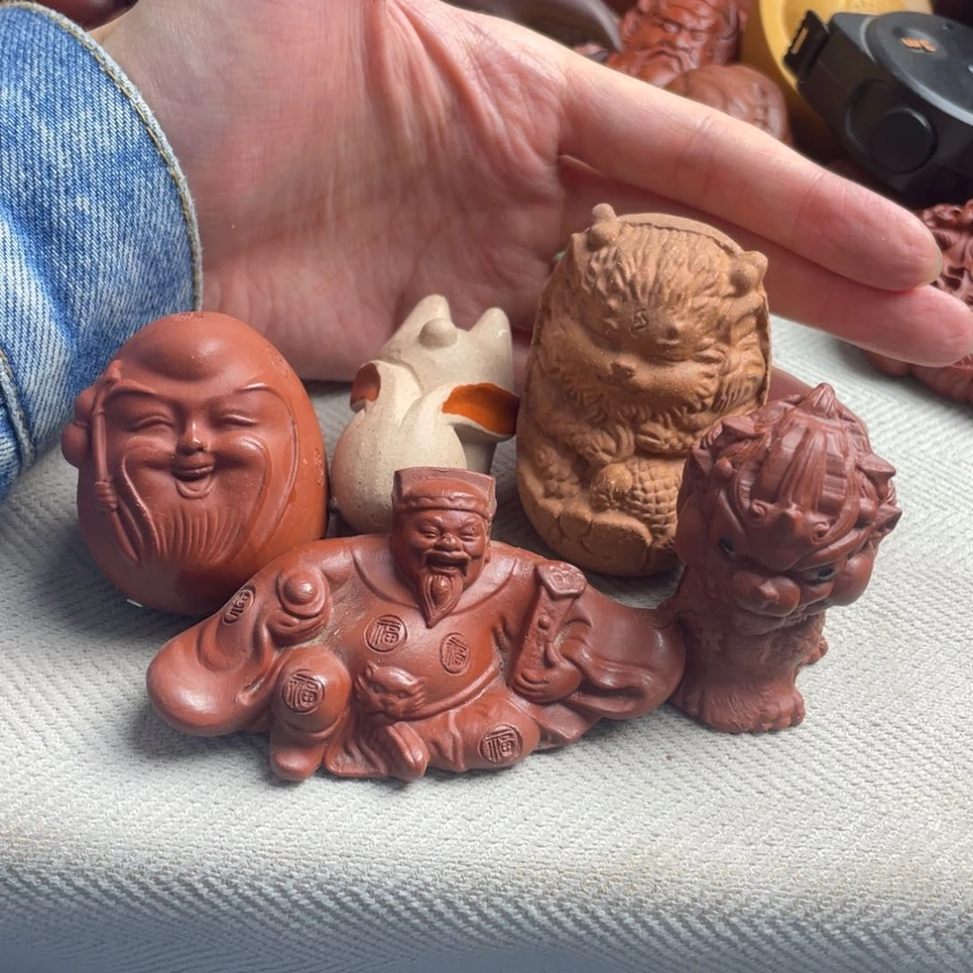 紫砂茶宠紫砂瑕疵