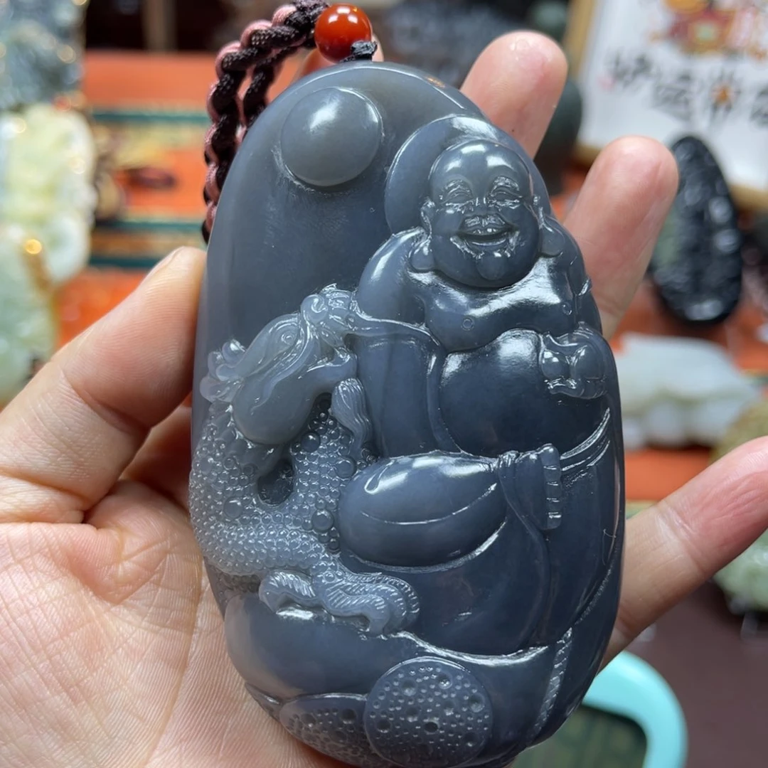 和田玉挂件未镶嵌大*