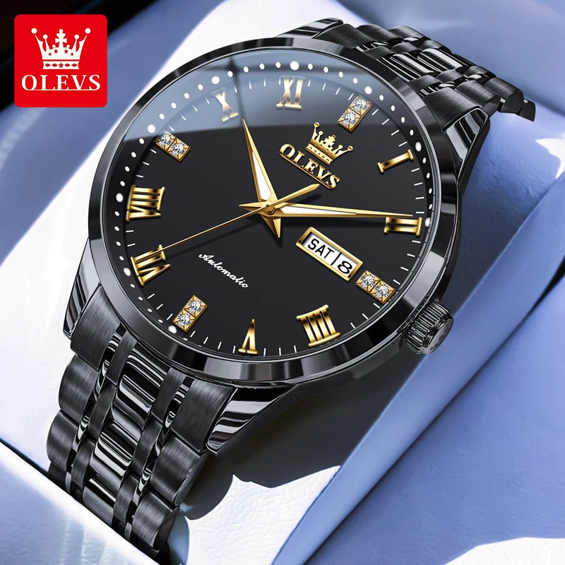 瑞士认证正品新款商务男士手表高档帅气简约时尚防水全自动机械表