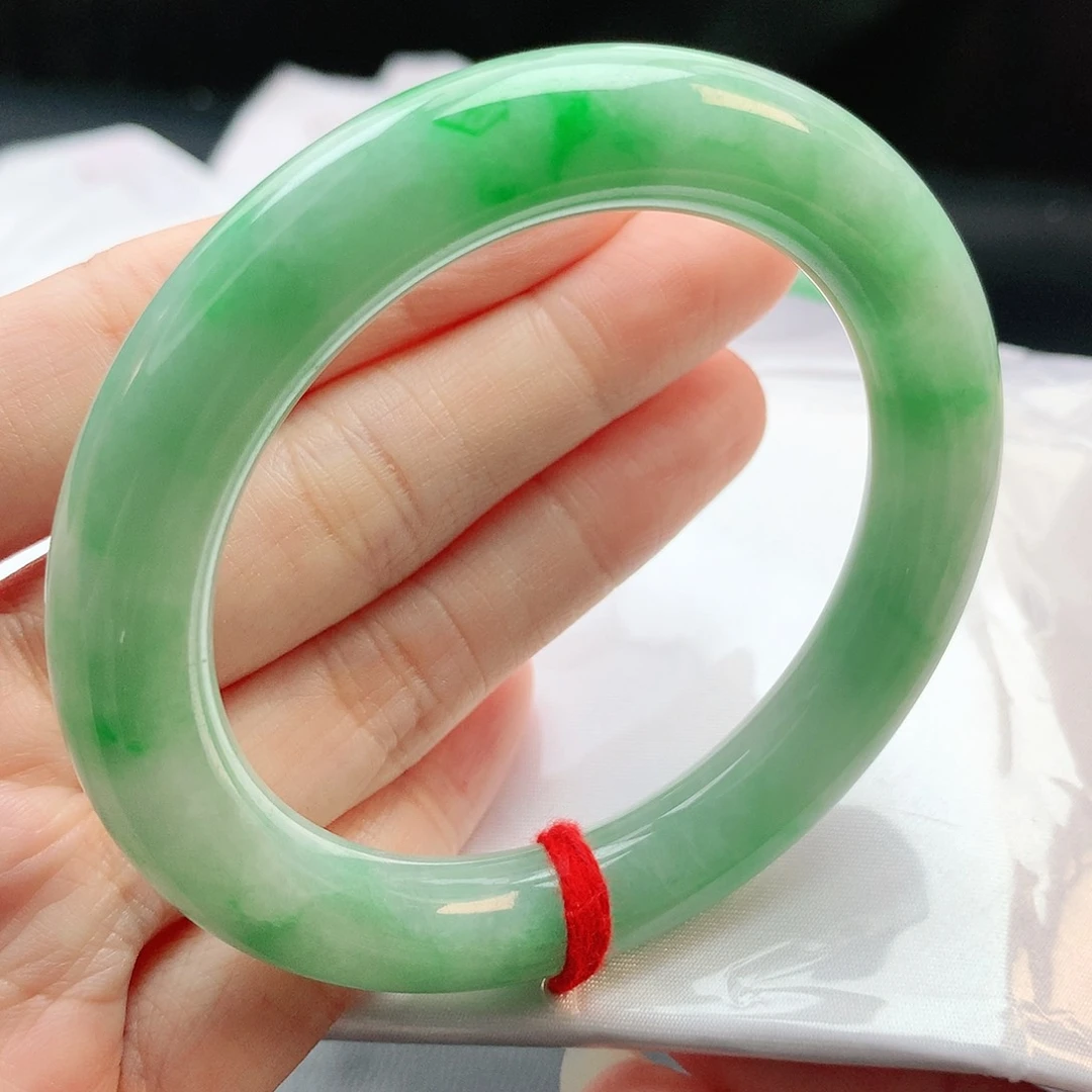 未镶嵌手镯翡翠55圆条882251
