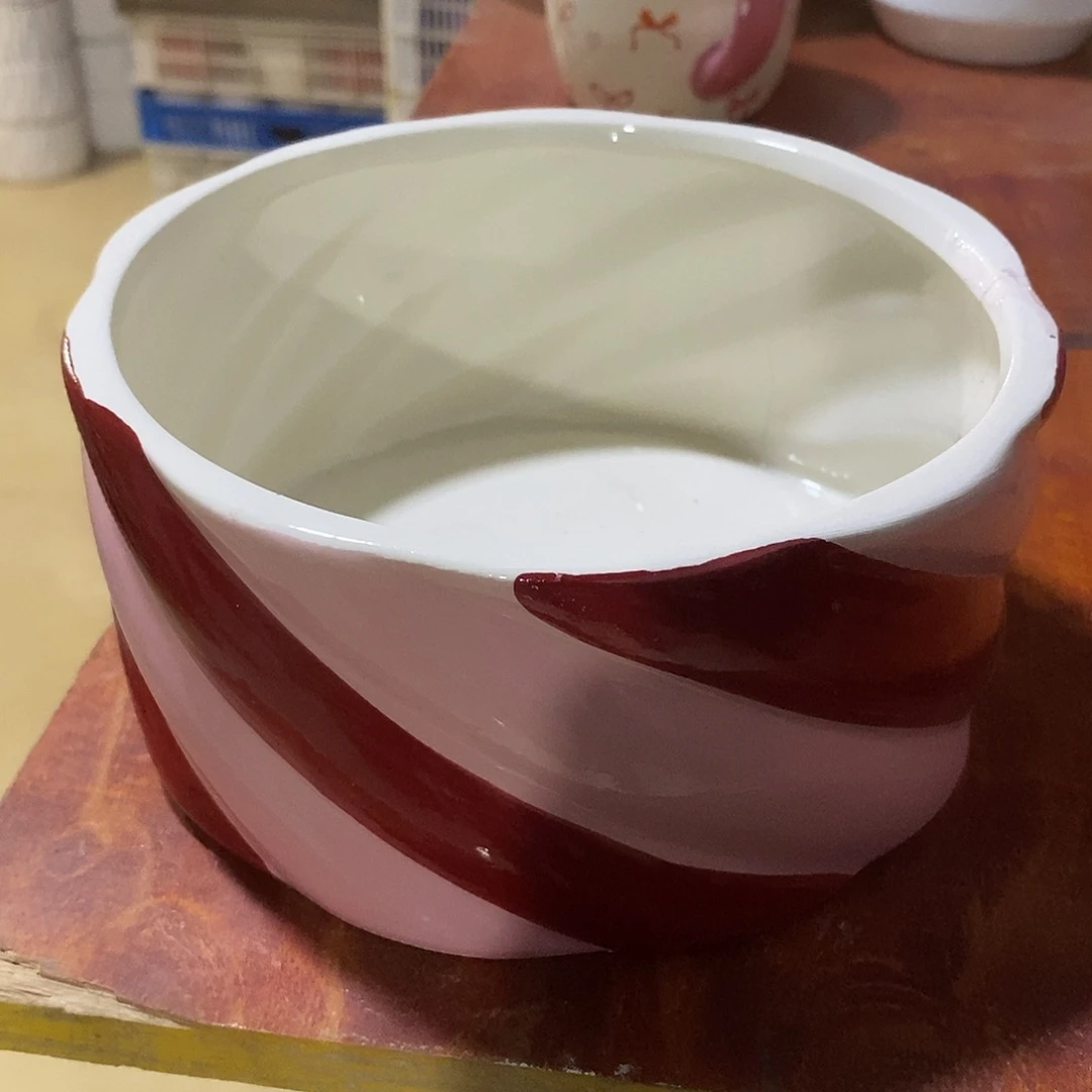 摆件陶盆有孔 瑕疵介意勿拍