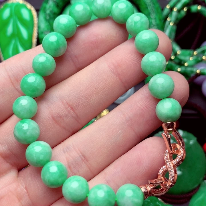 翡翠未镶嵌手链A货