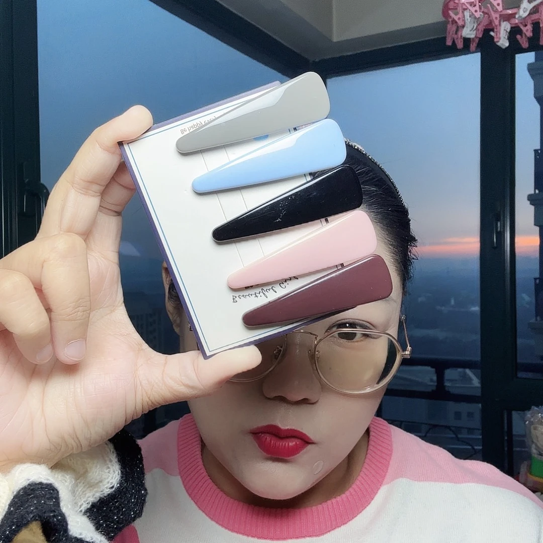 布艺非金属彩色发夹