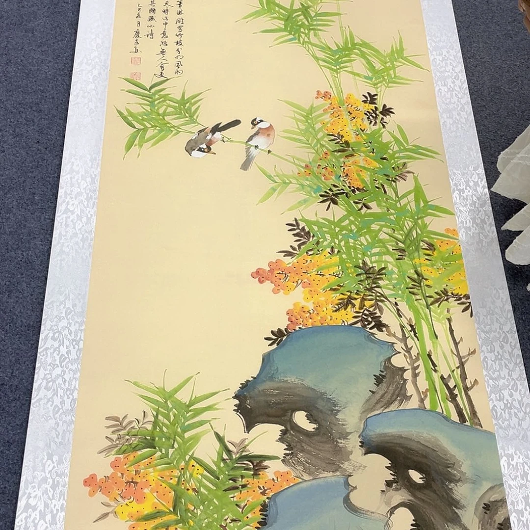 国画作品小姐姐放漏…
