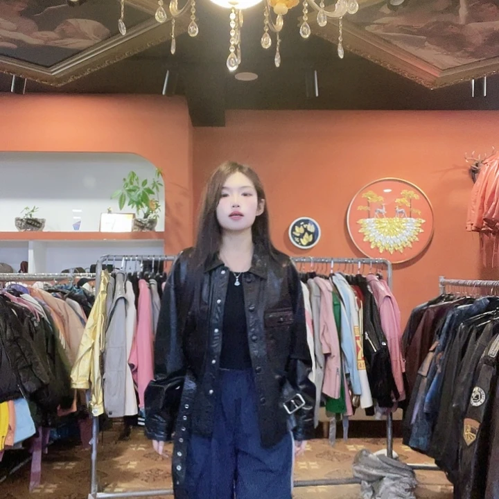 25041真皮牛皮外套