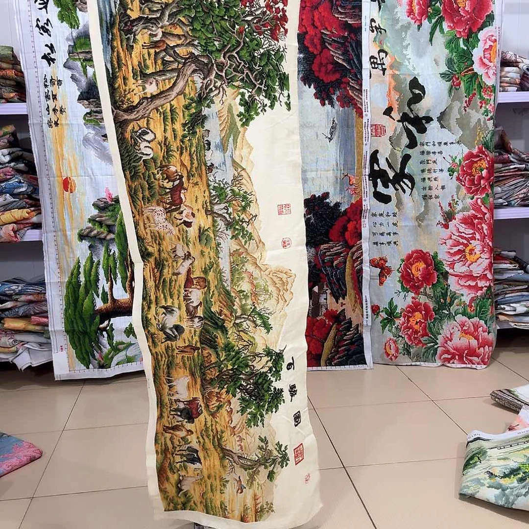 棉用****婉十字绣成品出售