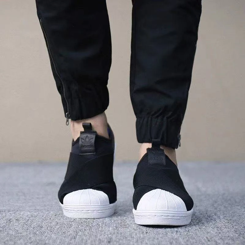 （直播断码专属）正品Adidas阿迪达斯男女款贝壳头板鞋休闲鞋BZ0112