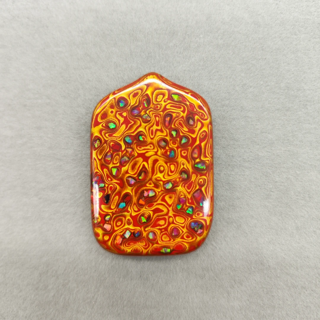 大漆无事牌46牌35牌大漆非遗手工艺脖挂车挂配饰DIY