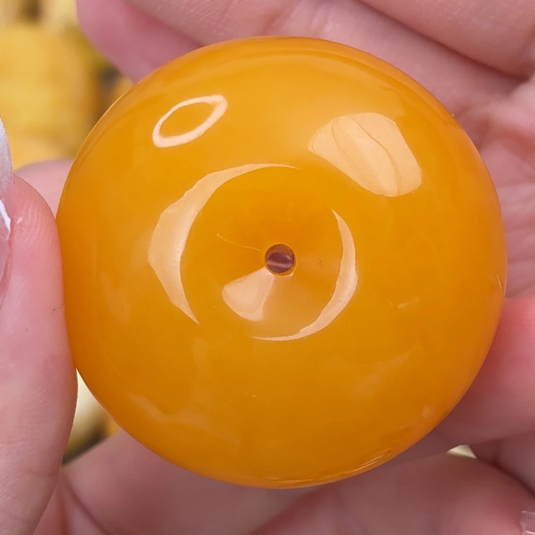 蜜蜡未镶嵌裸石平安扣