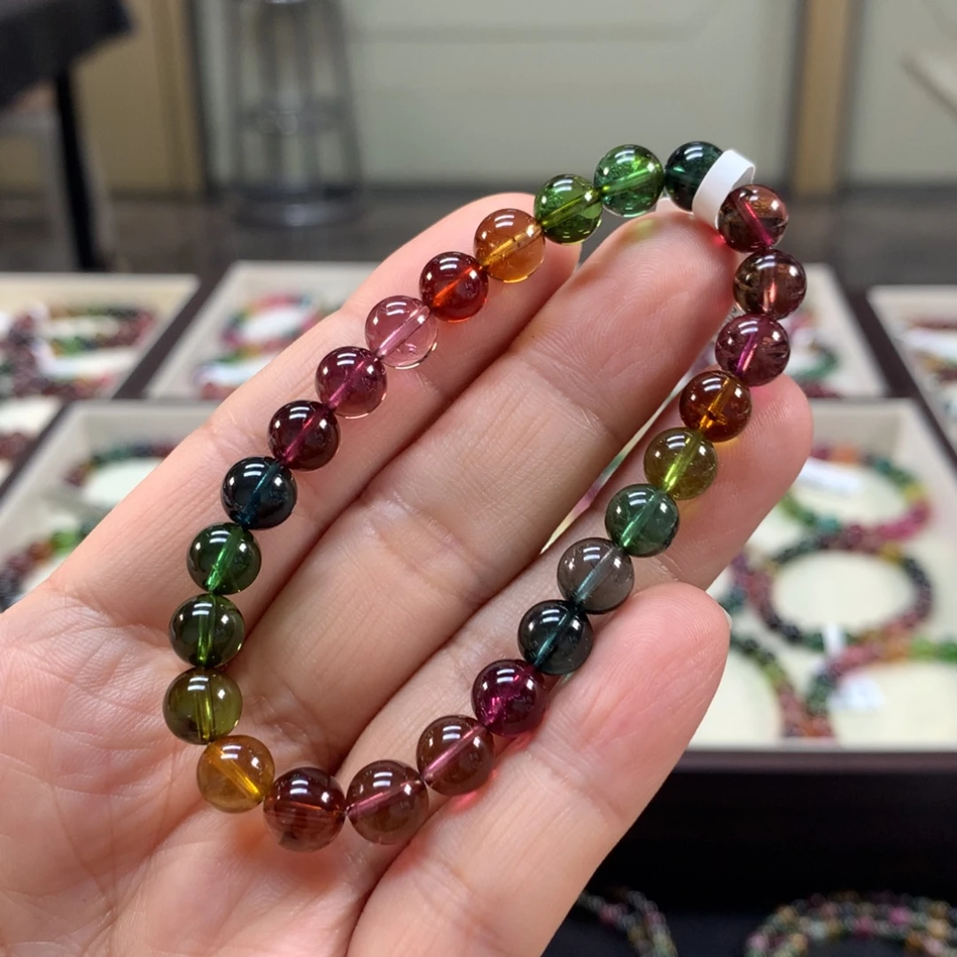 碧玺手链未镶嵌7.9左右