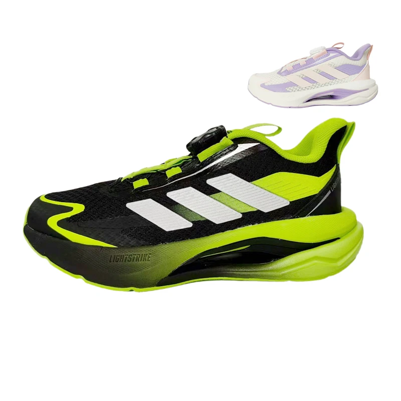 Adidas阿迪达斯儿童鞋25秋新款男女拼色BOA旋钮透气运动鞋KJ3978