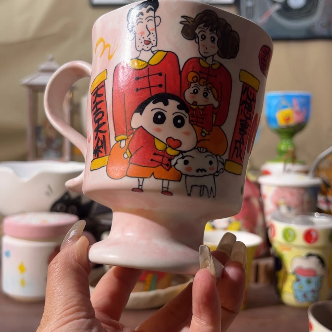 杯景德镇陶瓷文创手绘水杯