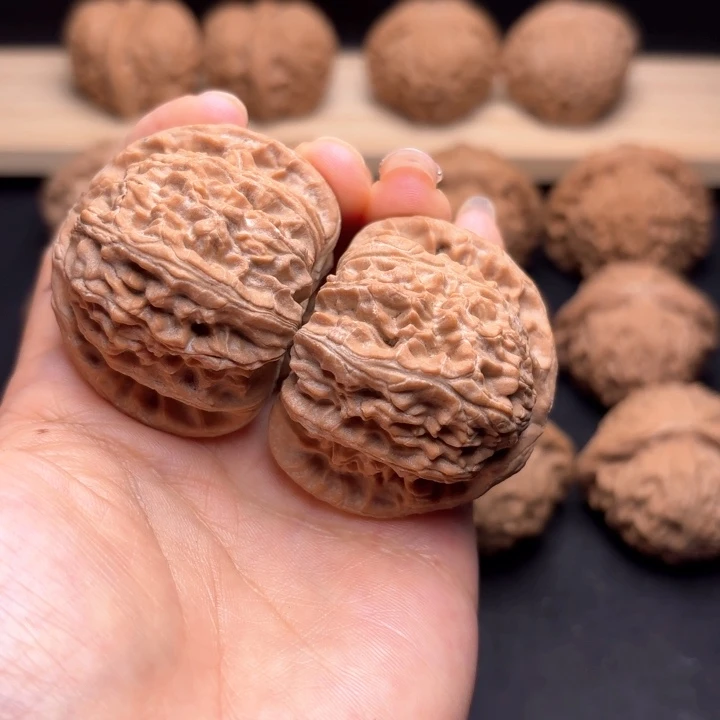 大***家吊坠文玩核桃白狮子43