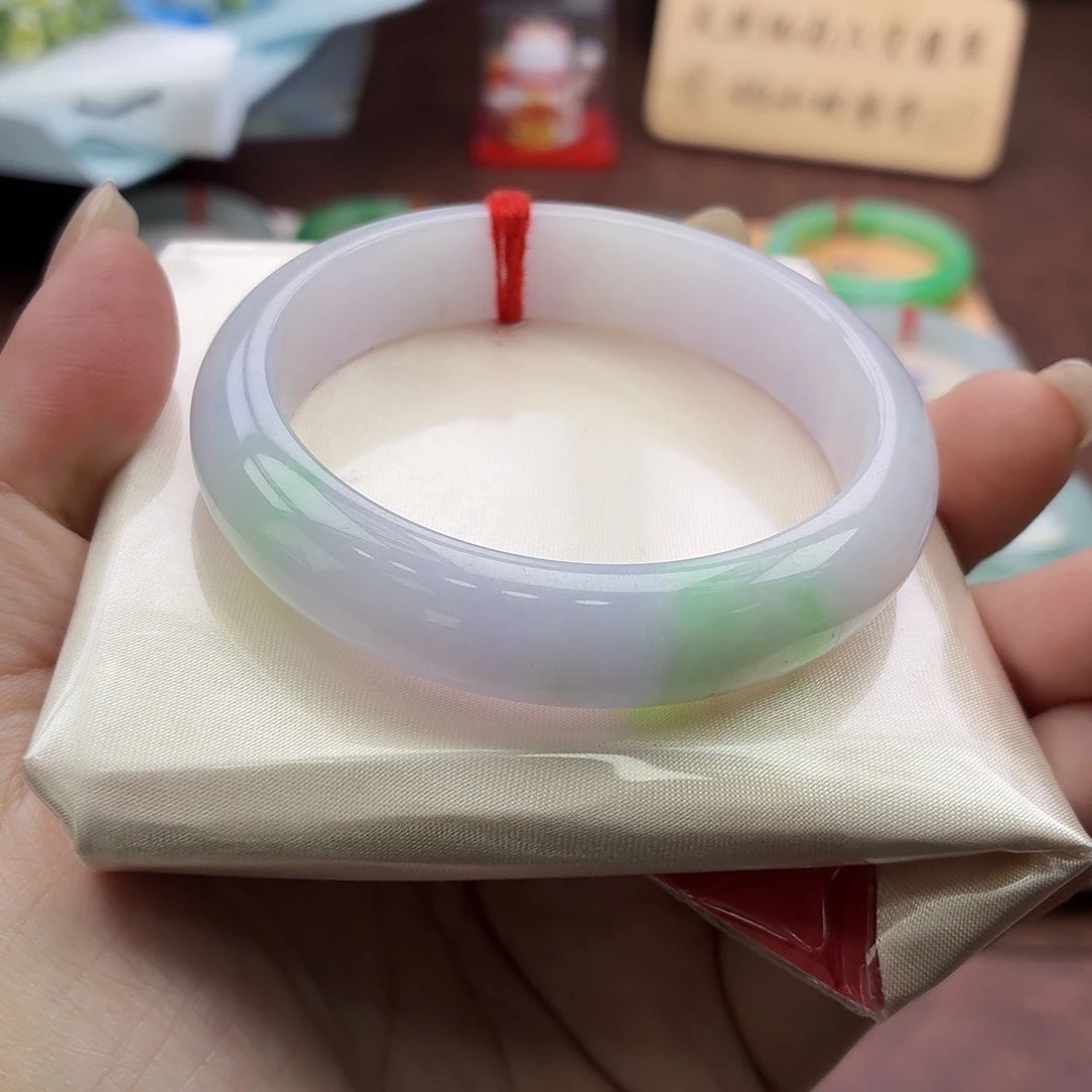 未镶嵌手镯翡翠20号春彩