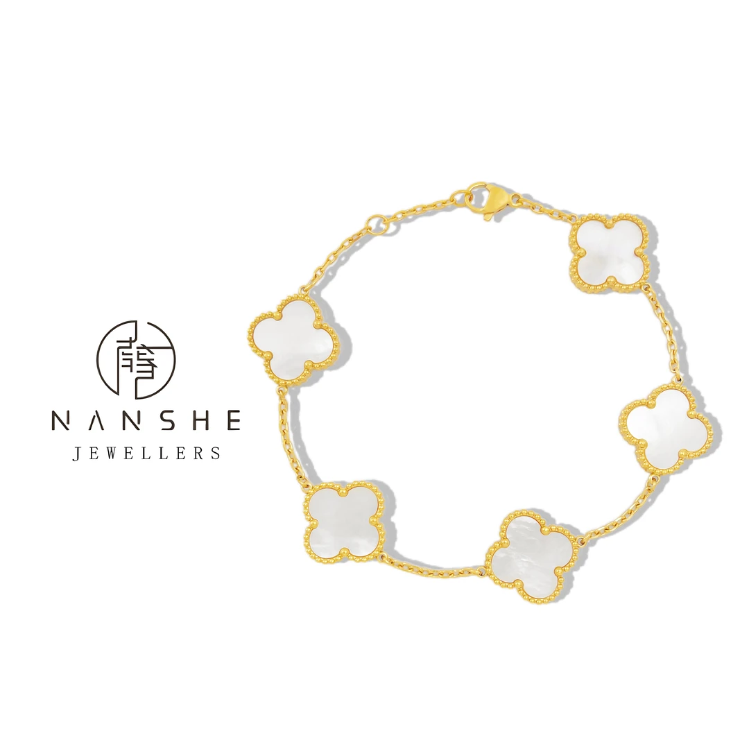 NANSHE/南奢 白色双面轻奢时尚手链