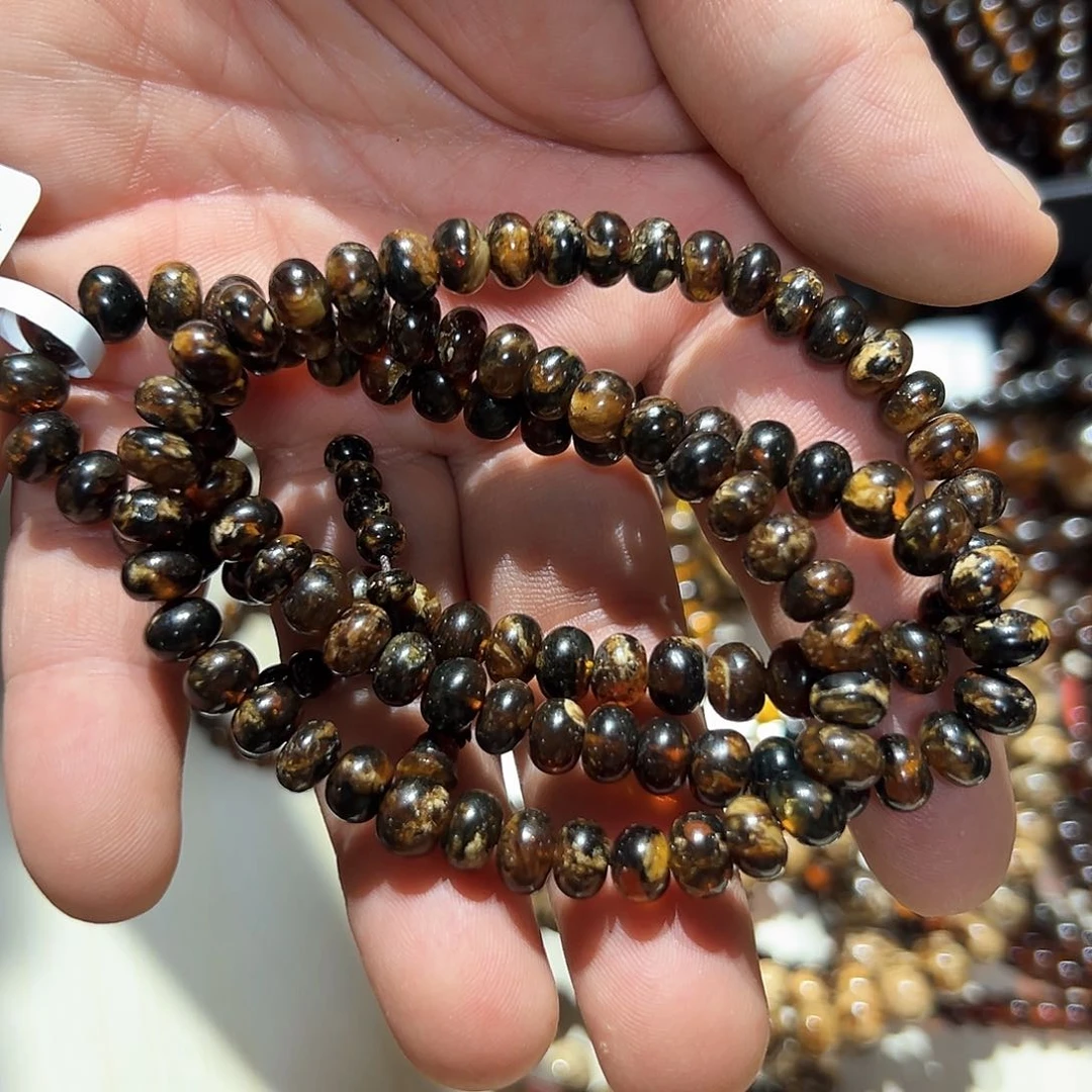 裸石琥珀未镶嵌抚顺F3