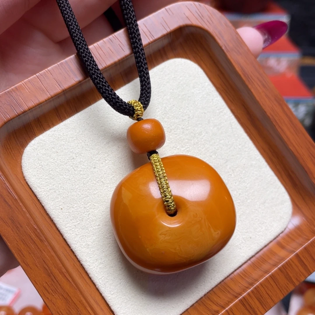 蜜蜡颈饰未镶嵌项链