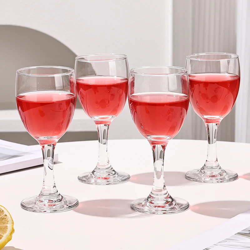 【个位数4只装】ins风红酒杯白酒杯高脚杯洋酒杯鸡尾酒玻璃水杯加厚