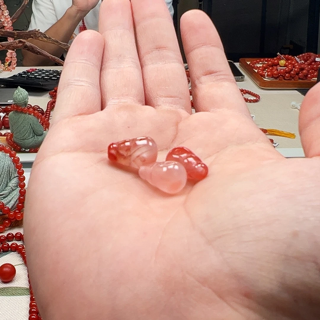 手串未镶嵌南红玛瑙三通