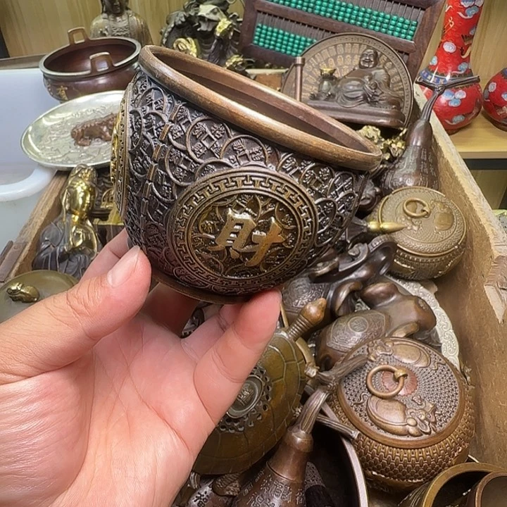 铜器办公室茶室摆件