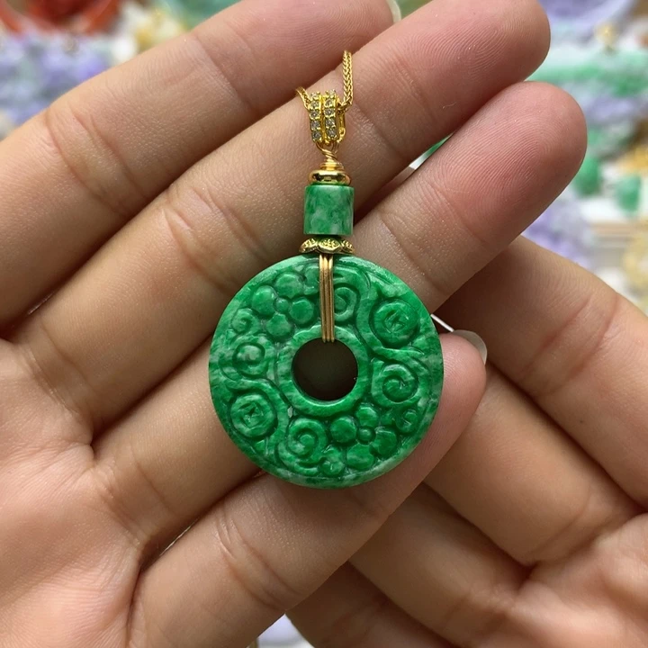颈饰未镶嵌翡翠翡翠