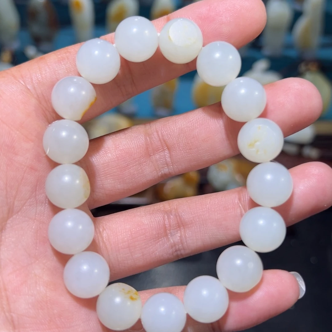 颈饰未镶嵌和田玉（子料）@*光