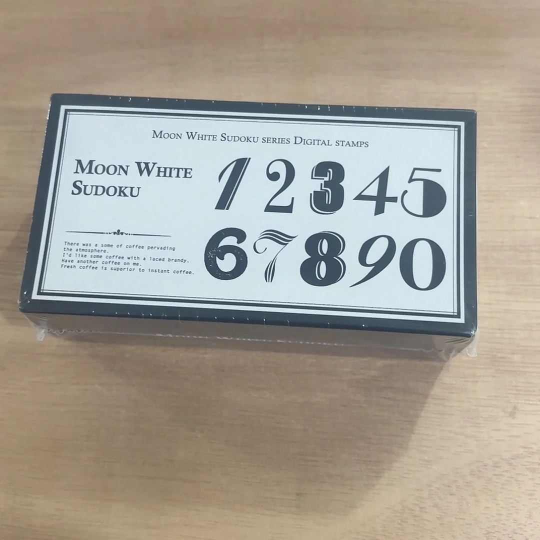 数字印章缤纷一盒包邮
