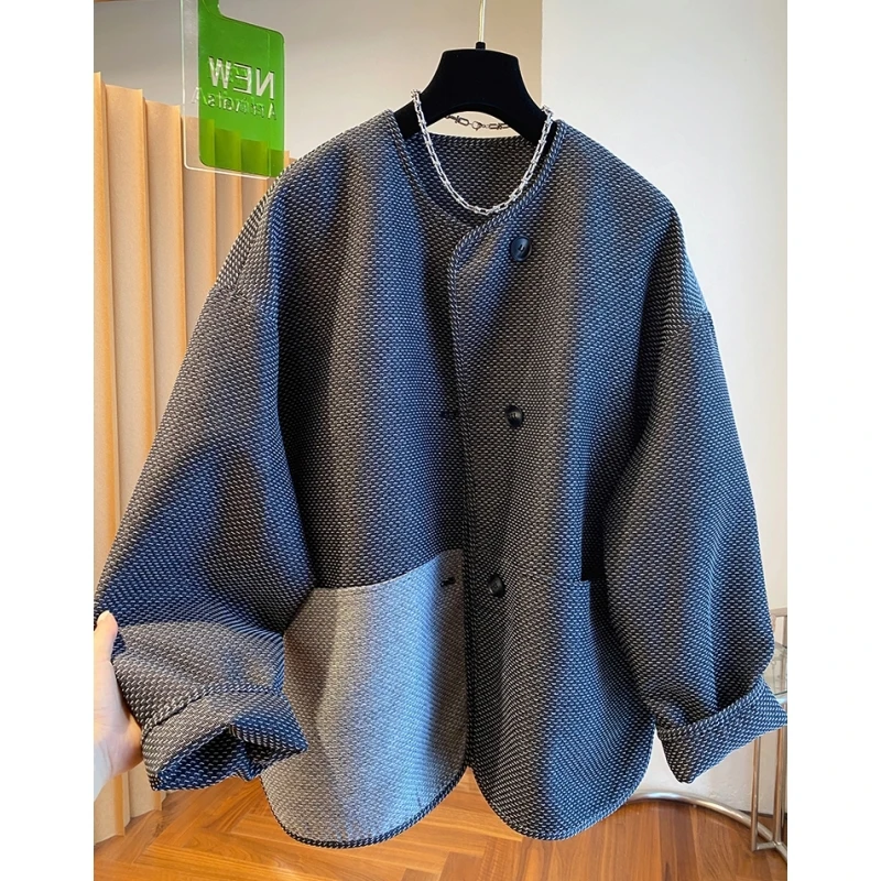 （LU）高端南油欧货外套女秋季新款洋气宽松漂亮独特时髦超好看上衣