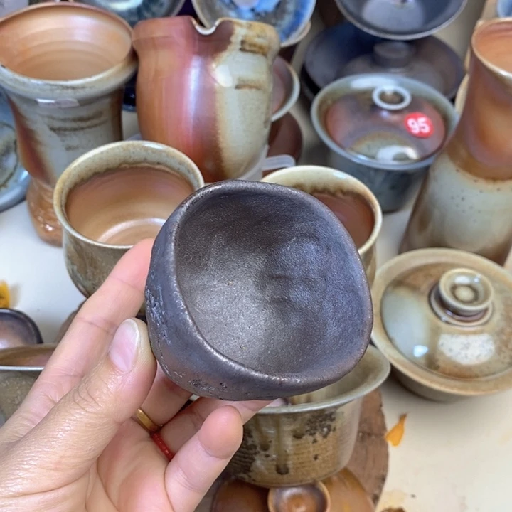 杯子华鑫手工柴烧茶器特不退换
