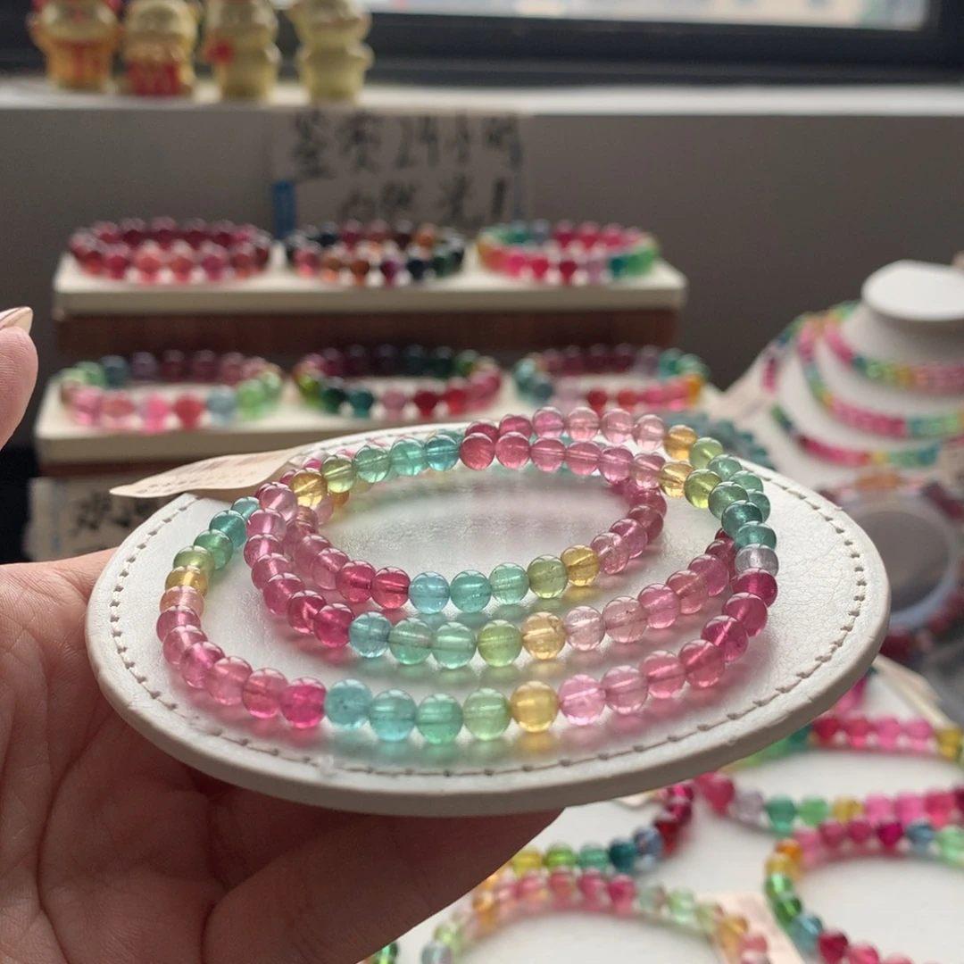 未镶嵌碧玺手链碧玺