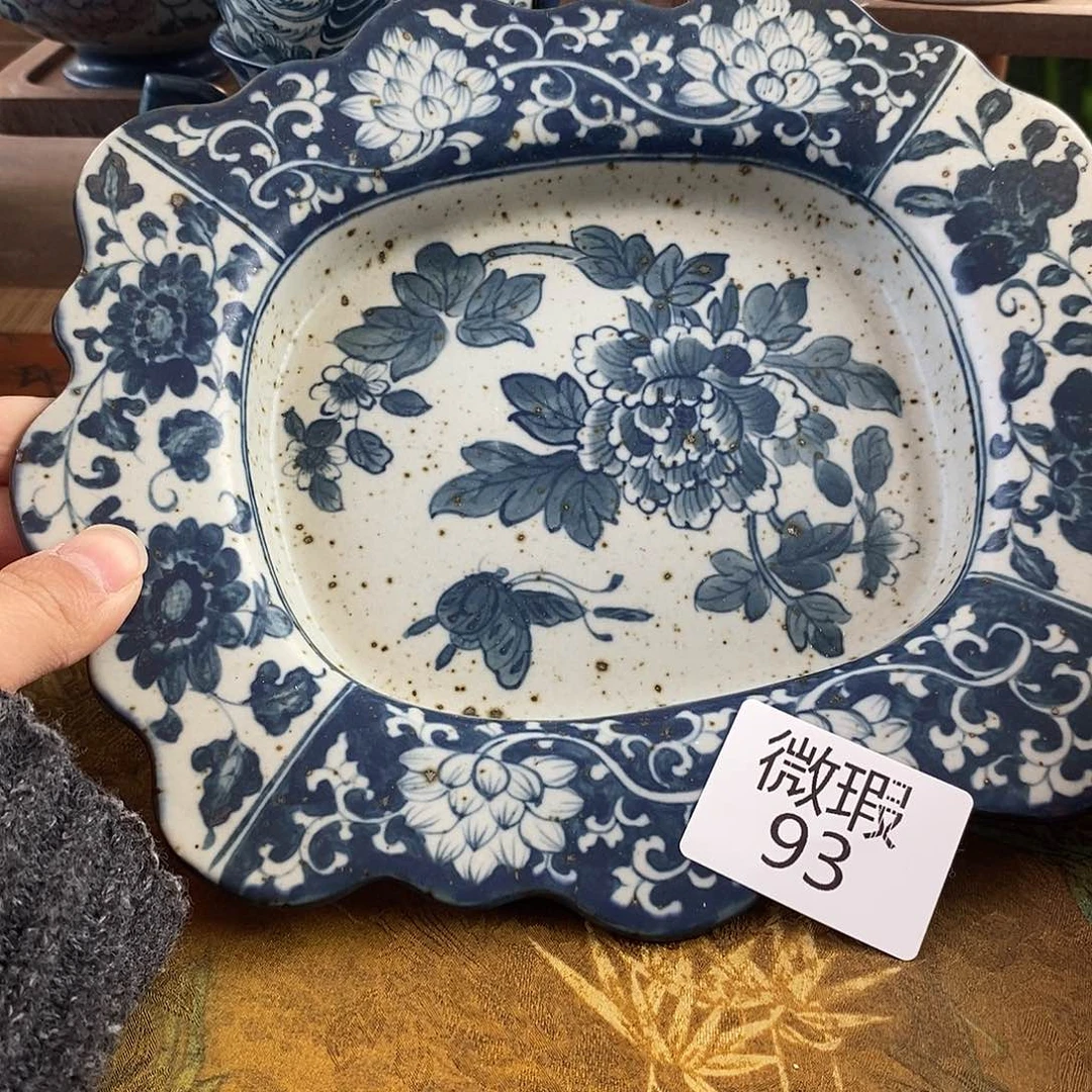 陶手工手绘青花高温陶瓷