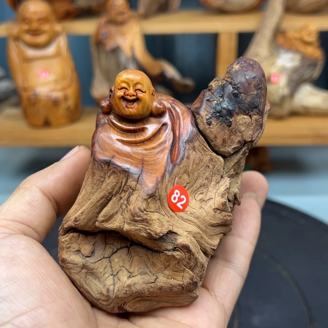 木崖柏木摆件手把件
