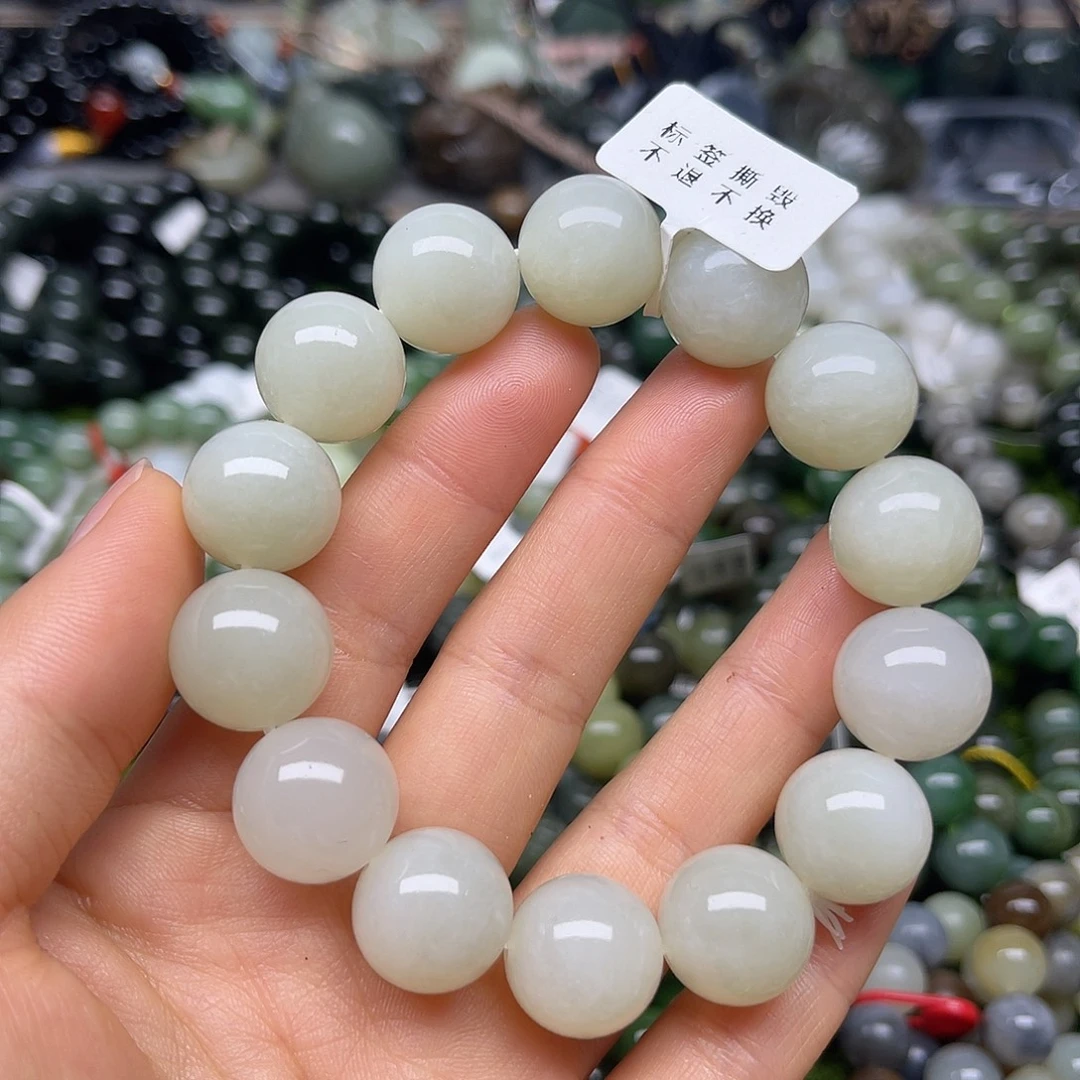 和田玉未镶嵌手链