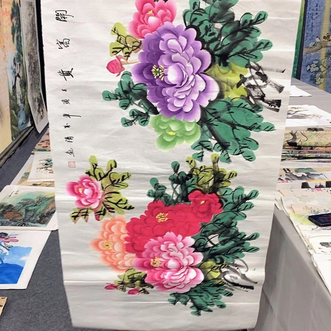 国画国画手绘作品